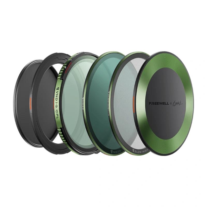 Variable density ND/CPL filter kit Freewell Brandon Li 77mm