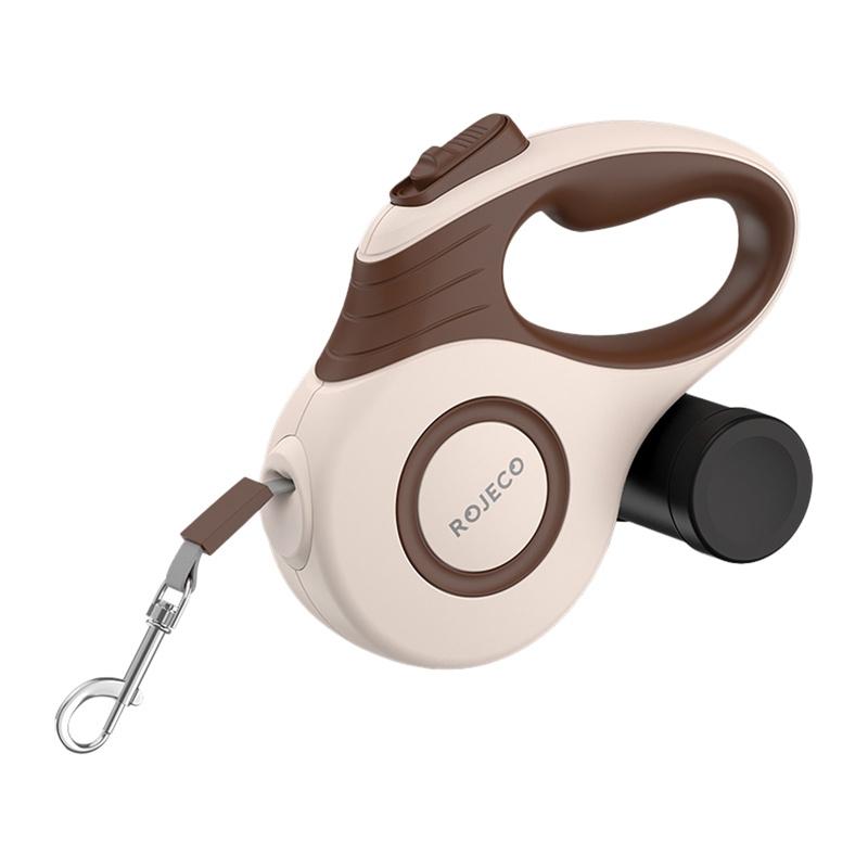 Rojeco A12 5M Automatic Retractable Dog Leash (brown)