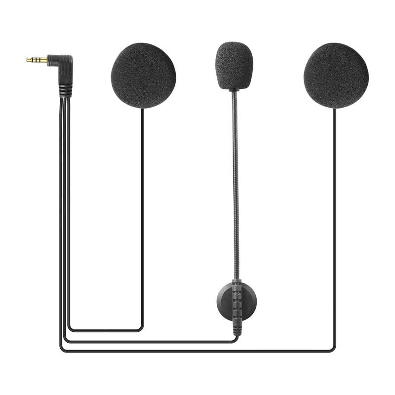 Motorcycle helmet headset with 3.5 mm plug for V6pro+ EJEAS HIFI-M intercom