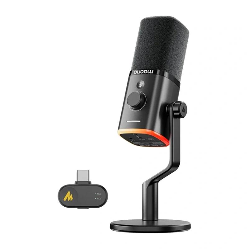 MAONO PD100W Dynamic Microphone (Black)