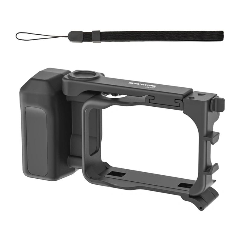 Sunnylife Vlogging Kit for Insta360 GO Ultra - Lanyard – Cold Shoe (Black).