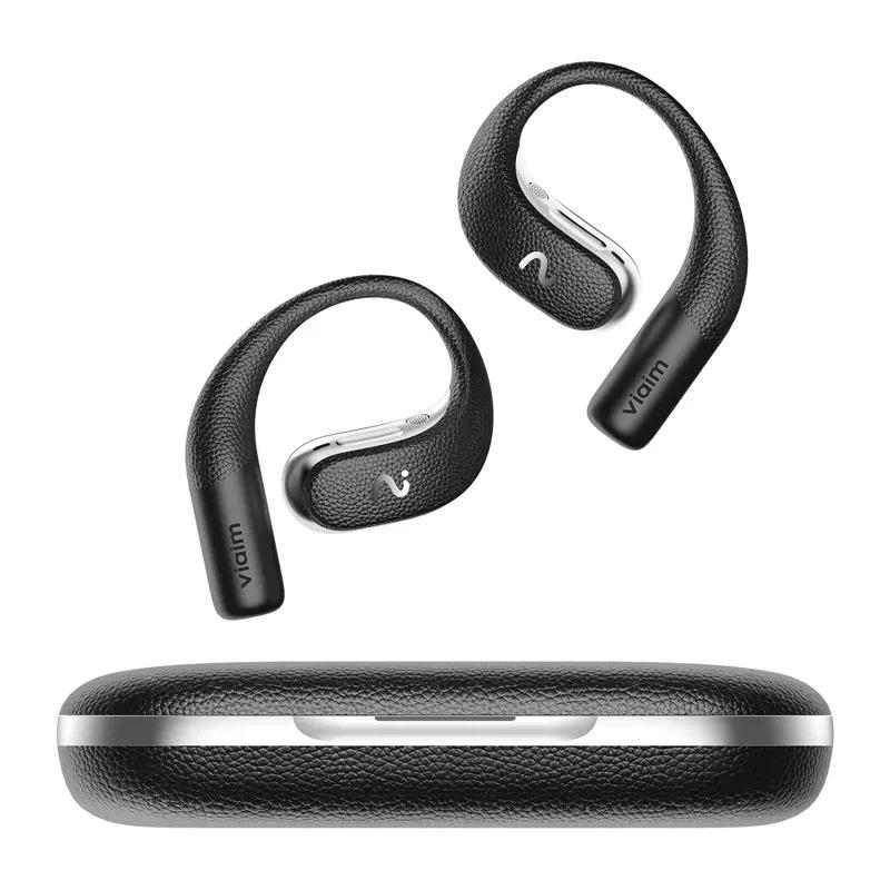 VIAIM Open Note AI Earbuds with Voice Recorder (Black)