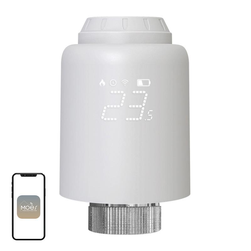 MOES ZTRV-PJ-601-MS Smart Thermostatic Head