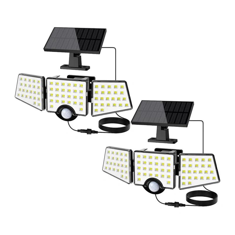 LEPRO 640005-DW-2 Solar Lamp, 2-Pack