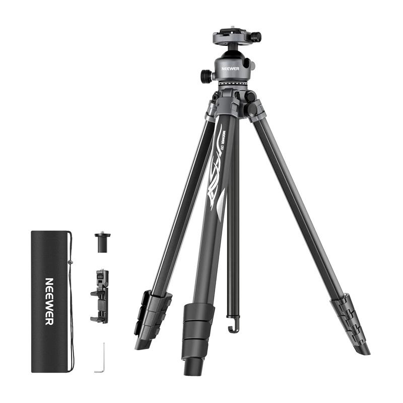 Neewer LT07 Aluminum Travel Tripod with Ball Head
