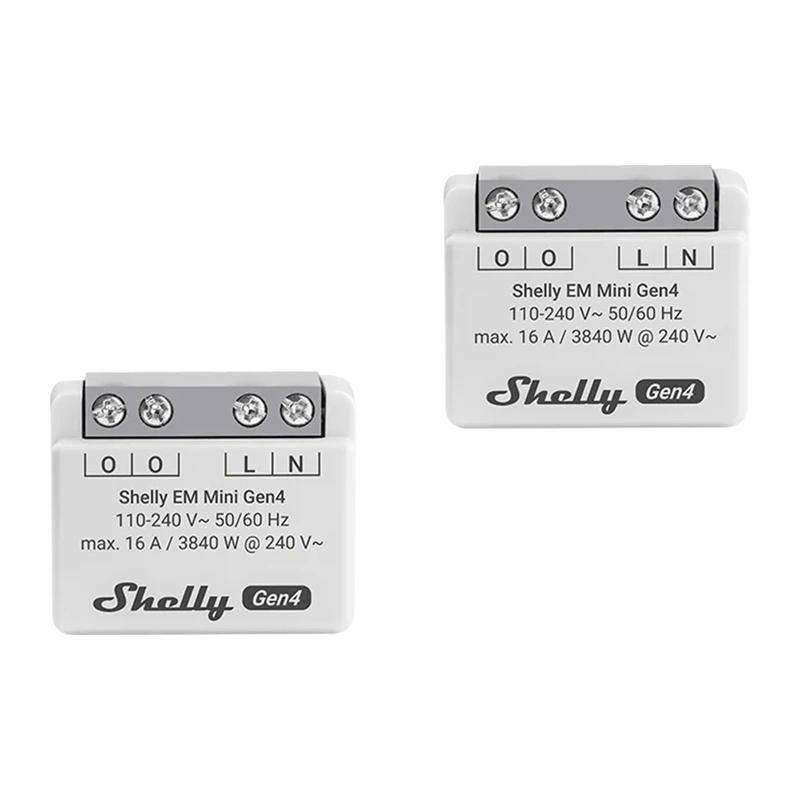SHELLY EM Mini Gen4 Energy Meter, 2 pieces