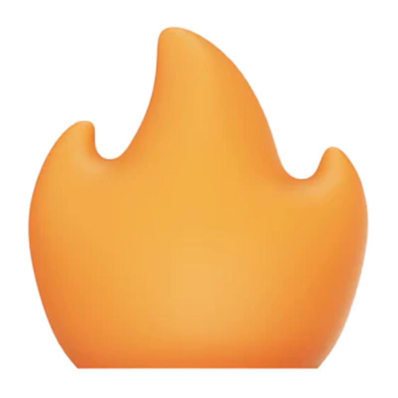 Flame lampshade for the Flextail Tiny Pump 2X lamp (orange)