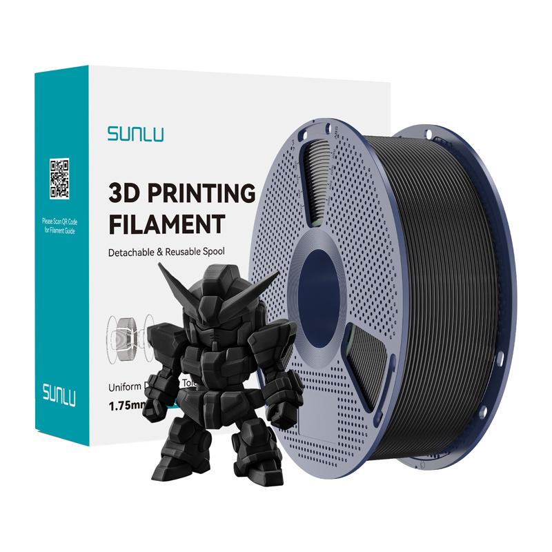 Sunlu PLA+ 2.0 Filament (Black)