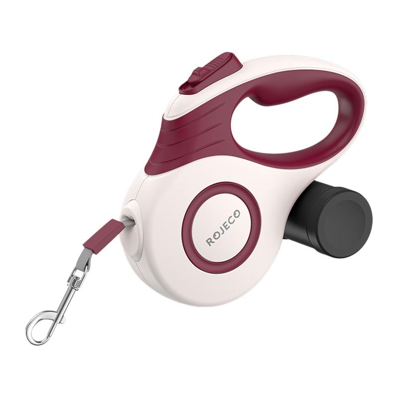 Rojeco A12 5M Automatic Retractable Dog Leash (red)